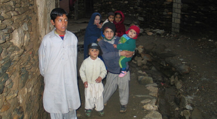 Børn i Malakand, Pakistan.